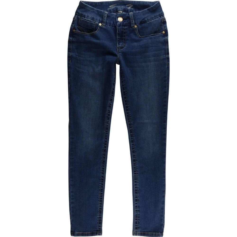 Seven7 Tummyless Mode Wash Skinny Ankle Jeans A174